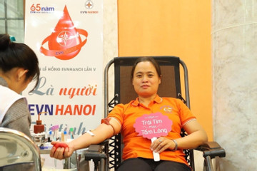 Nữ nhân viên ngành điện 83 lần hiến máu cứu người