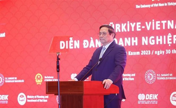 Prime Minister attends Vietnam-Turkiye business forum in Ankara hinh anh 1