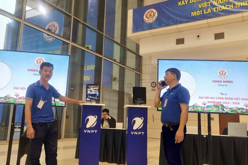 VNPT cung cấp hạ tầng viễn thông và dịch vụ số cho Đại hội Công đoàn Việt Nam