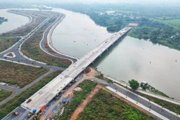 Cầu gần 400 tỷ không có đường kết nối với cao tốc TP HCM - Long Thành - Dầu Giây