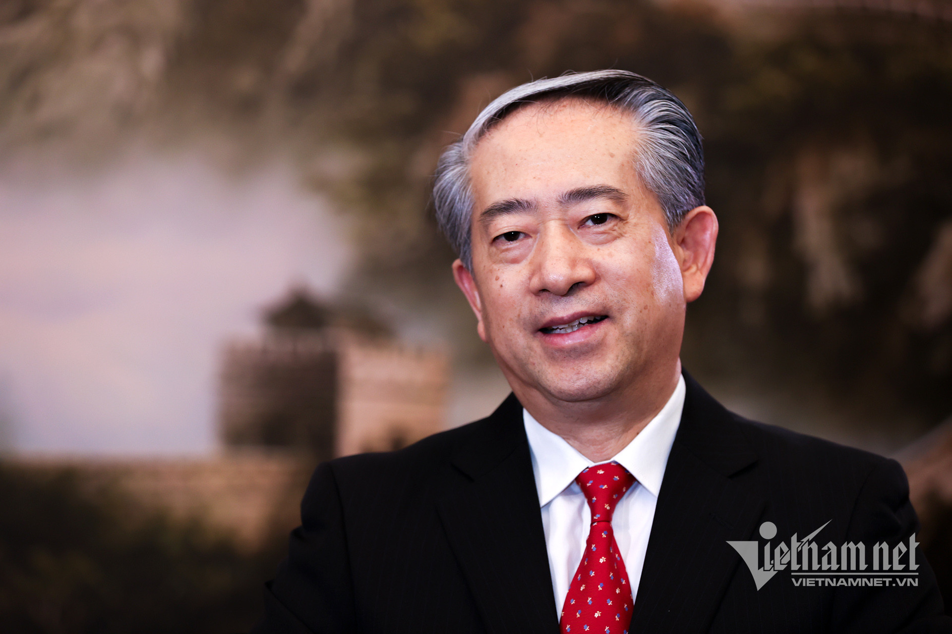 Đại sứ Trung Quốc Hùng Ba. Ảnh: Phạm Hải