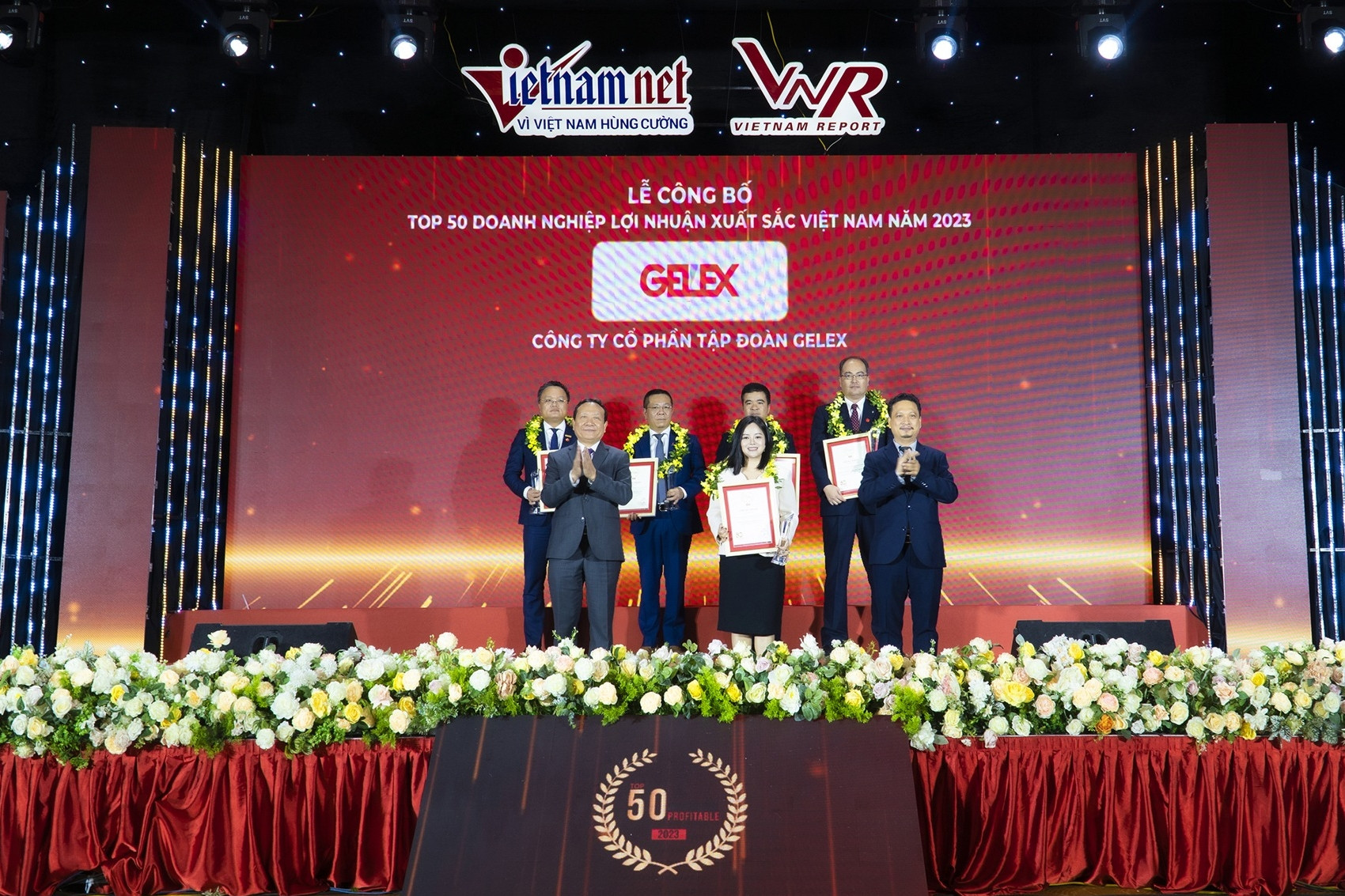 GELEX lần thứ 4 vào Top 50 Doanh nghiệp lợi nhuận xuất sắc Việt Nam 2023