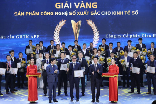GHTK đạt giải Vàng Sản phẩm công nghệ số xuất sắc Make in Vietnam 2023