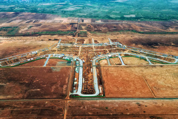 Nhà ga hình hoa sen 'siêu' sân bay Long Thành sau 3 tháng thi công