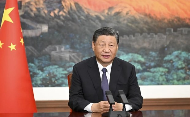 Chinese Party, State leader starts state visit to Vietnam hinh anh 1