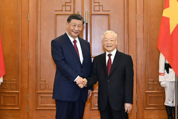Hình ảnh Tổng Bí thư Nguyễn Phú Trọng hội đàm với Tổng Bí thư, Chủ tịch Trung Quốc Tập Cận Bình