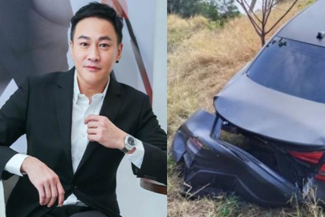 Ô tô của 'Lương Sơn Bá' Hà Nhuận Đông gặp tai nạn nghiêm trọng