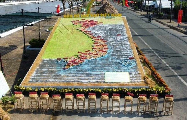 rice-themed road and rice-made map set vietnamese records picture 1