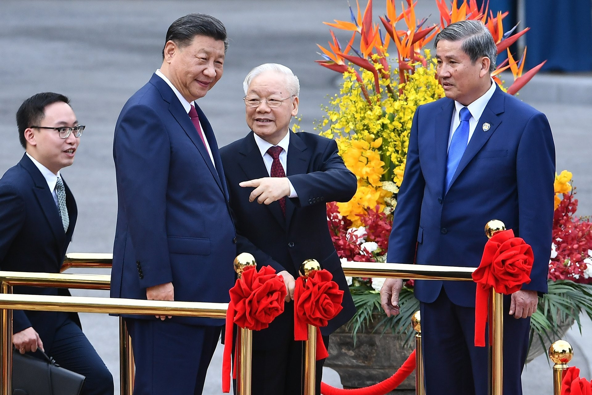 Tổng Bí thư Nguyễn Phú Trọng chủ trì lễ đón Tổng Bí thư, Chủ tịch Trung Quốc Tập Cận Bình