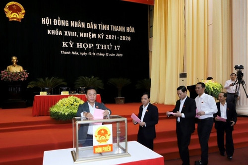 Trưởng Ban Pháp chế HĐND tỉnh Thanh Hóa có số phiếu tín nhiệm cao nhất