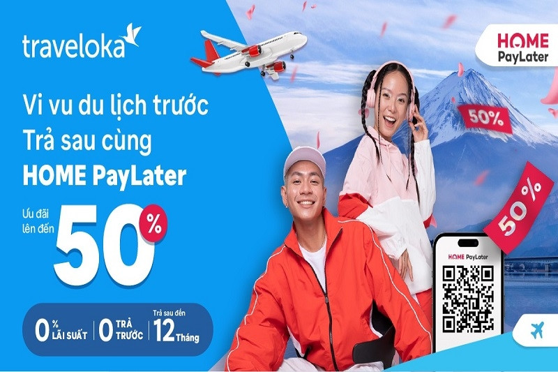 Đã có thể ‘mua trước, trả sau’ trên Traveloka