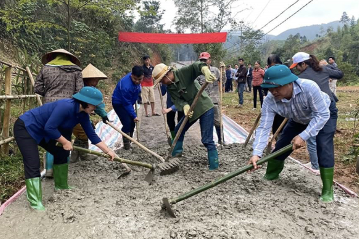 Đại Lịch nỗ lực hoàn thành 19 tiêu chí xây dựng nông thôn mới nâng cao