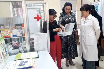 Hà Nội tổ chức kiểm tra công tác y tế trường học