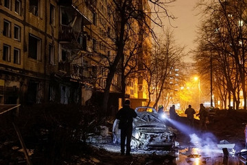 Ukraine tuyên bố tiêu diệt toàn bộ 10 tên lửa đạn đạo Nga phóng vào Kiev