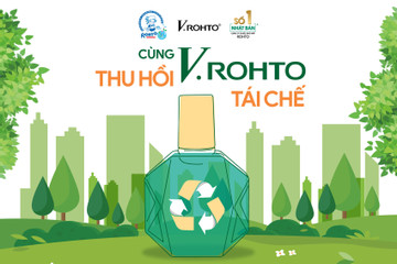 V.Rohto Việt Nam khởi động chương trình thu hồi, tái chế vỏ chai nhỏ mắt