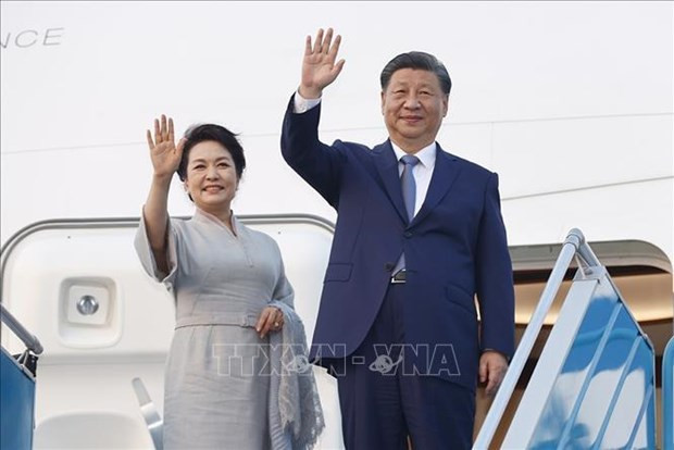 Chinese Party, State leader concludes state visit to Vietnam