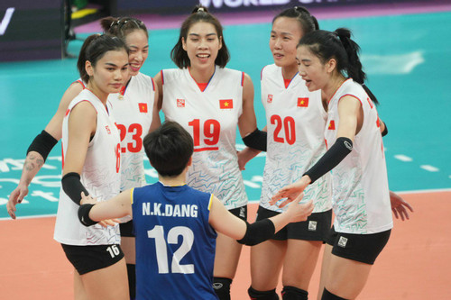 Tuyển bóng chuyền nữ Việt Nam thua nhà vô địch Nam Mỹ 0-3