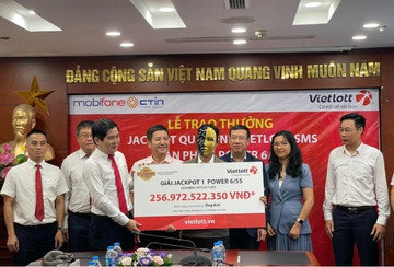 Hơn 1500 tỷ đồng được Vietlott trả thưởng đến người chơi qua điện thoại