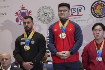 Vietnam wins first gold at Asian Classic Powerlifting Championships