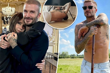 David Beckham gây sốt với hình ảnh hút mắt sửa TV cho vợ