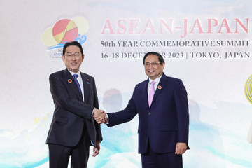 Nhật Bản công bố khoản hỗ trợ ASEAN trị giá 55 tỷ Yên