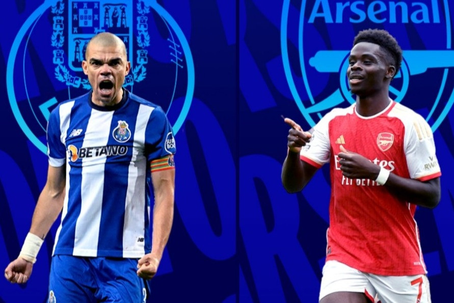 Vòng 1/8 Cúp C1: Arsenal gặp Porto, PSG dễ thở