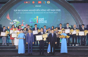 Acecook Việt Nam vào Top 100 doanh nghiệp phát triển bền vững năm 2023