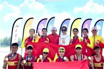 Vietnamese rowers secure seven golds in Asian tourney
