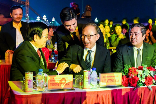 Cựu Tổng thống Hàn Quốc xúc động dự sự kiện kết nối Việt - Hàn ở Thái Bình