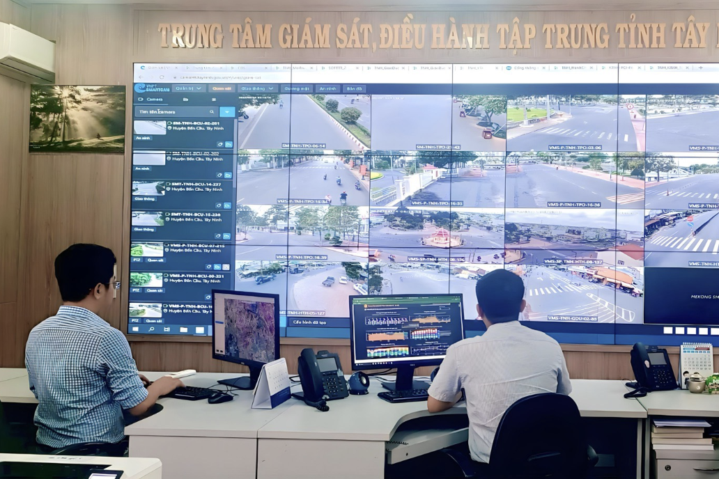 Tây Ninh: Bàn giao, đưa vào vận hành hệ thống camera giám sát an ninh trật tự tập trung