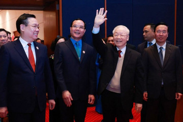 Tổng Bí thư Nguyễn Phú Trọng dự Đại hội Công đoàn