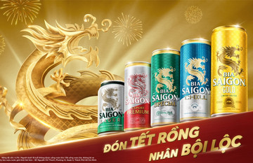 Tết Rồng, nhận lộc vàng chào năm mới cùng Bia Saigon