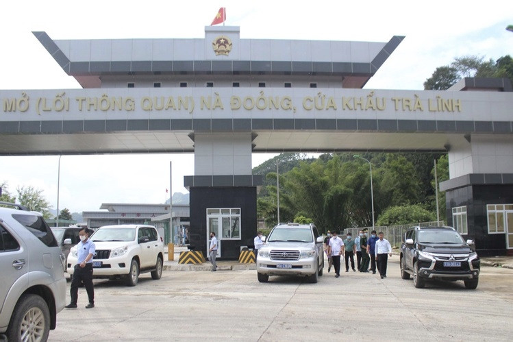 Tra Linh - Longbang border gates to be upgraded to international ones