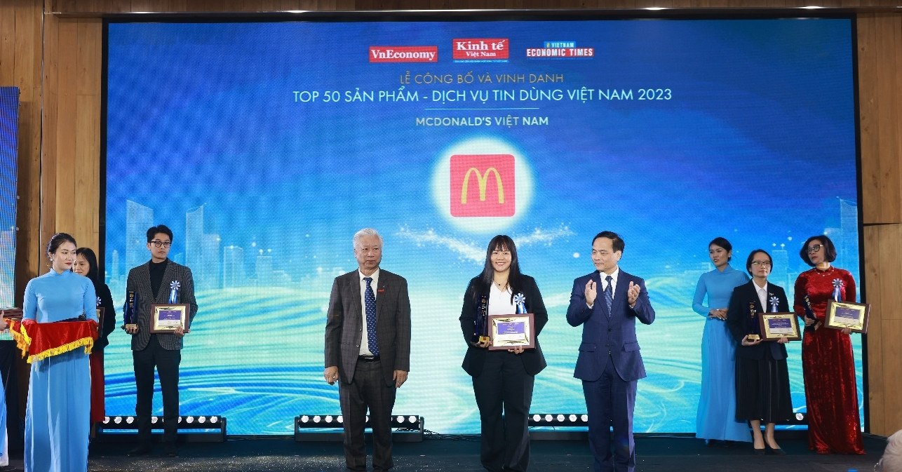 McDonald’s 6 năm liên tiếp đạt giải thưởng tin dùng Việt Nam