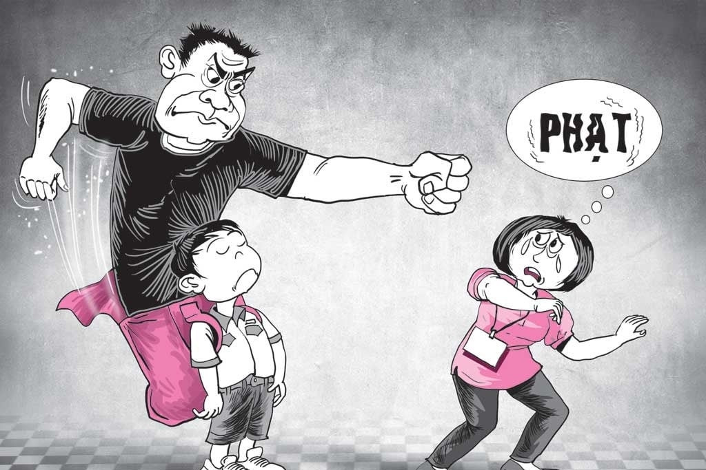 Phụ huynh vào trường đánh nữ giáo viên, chửi hiệu trưởng