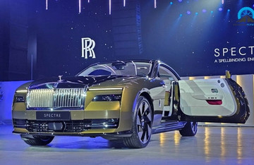 Xe siêu sang chạy điện Rolls-Royce Spectre có thể đi tới 465km trong một lần sạc