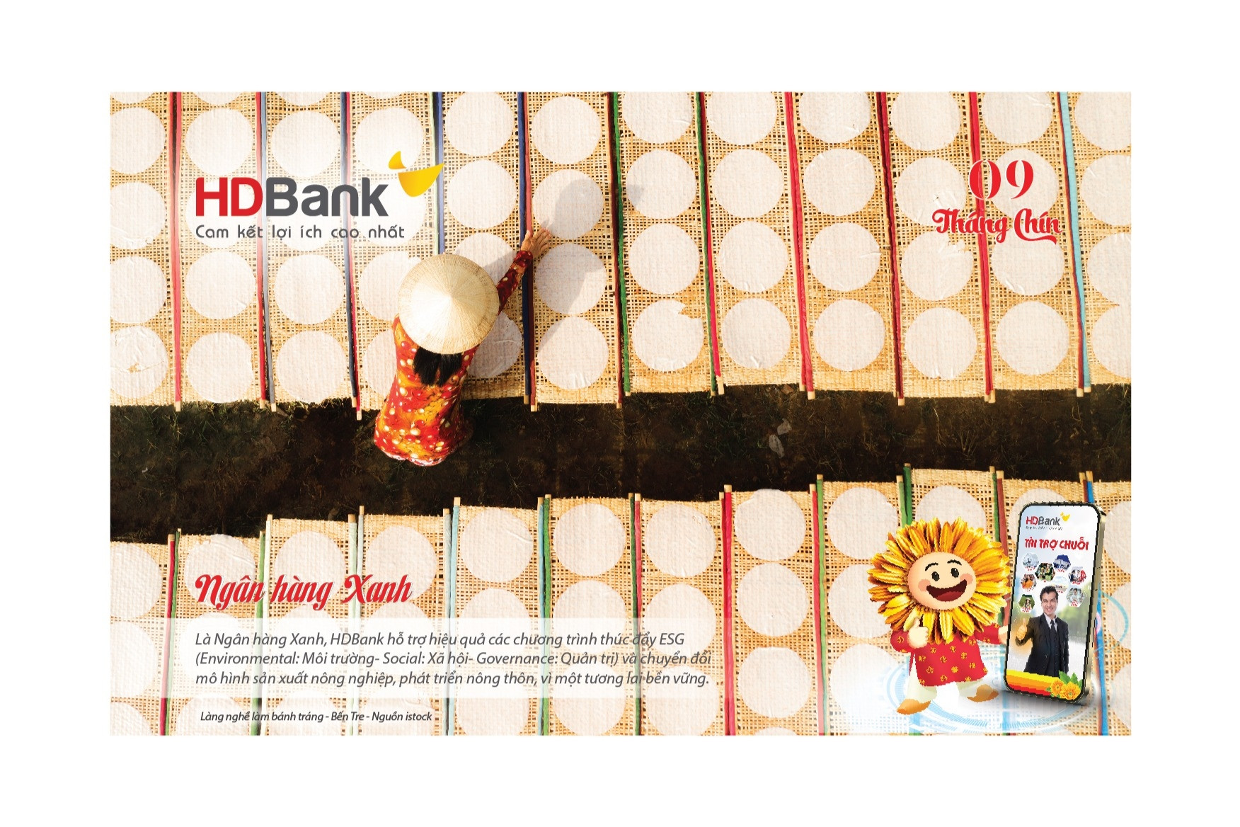 Bộ lịch HDBank 2024: Đất nước nở hoa, cộng đồng bền vững