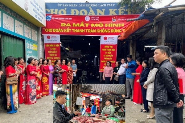 Hàng loạt chợ Hải Phòng triển khai thanh toán không dùng tiền mặt