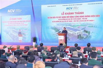 Thủ tướng Phạm Minh Chính dự lễ khánh thành 4 dự án giao thông trọng điểm