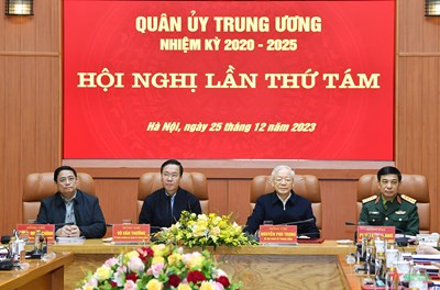 Tổng Bí thư Nguyễn Phú Trọng chủ trì Hội nghị Quân ủy Trung ương