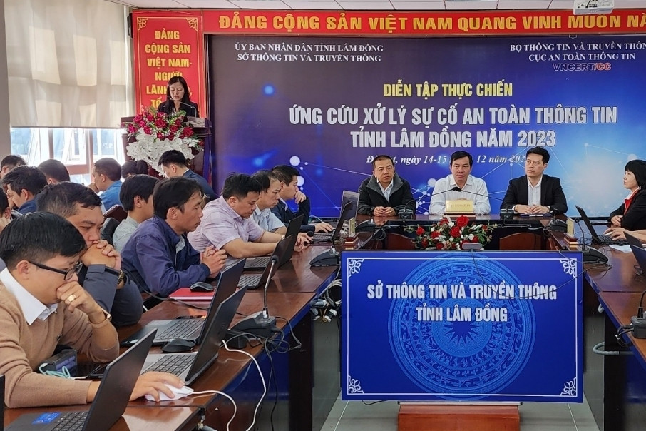 Lâm Đồng triển khai diễn tập an toàn thông tin năm 2023