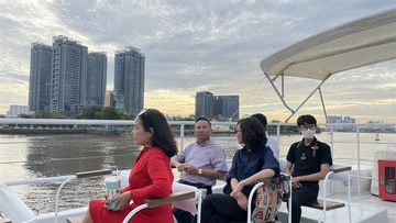 HCM City launches open-deck boat for river tourism