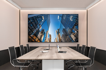 Ứng dụng công nghệ màn hình chuyên dụng khi thiết kế không gian phòng họp