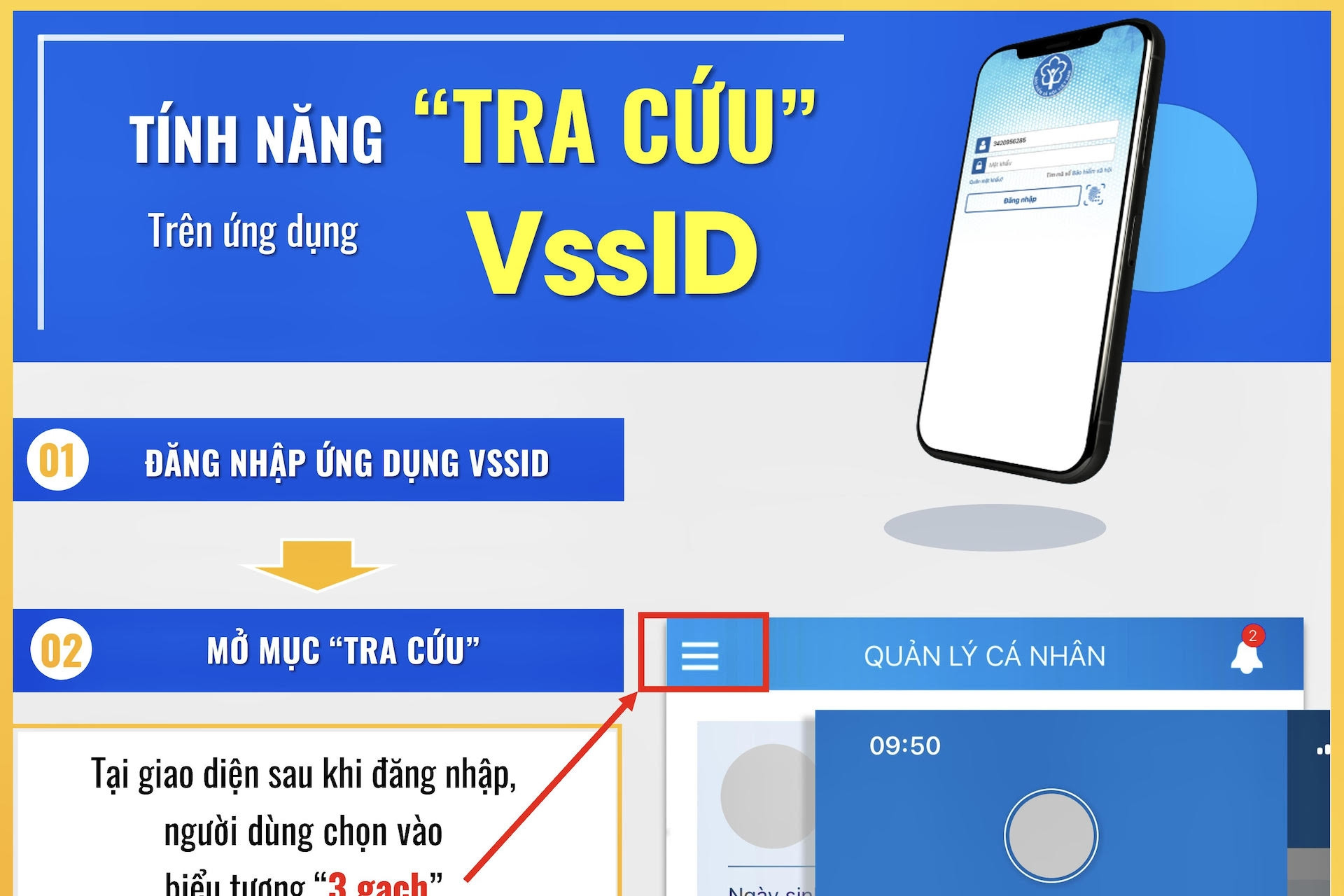 Bảo hiểm xã hội Việt Nam hướng dẫn tính năng tra cứu trên ứng dụng VssID