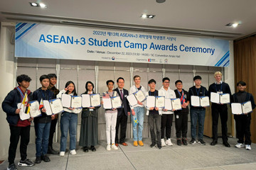 Học sinh Việt Nam ghi dấu ấn tại Hội trại năng khiếu khoa học ASEAN+3