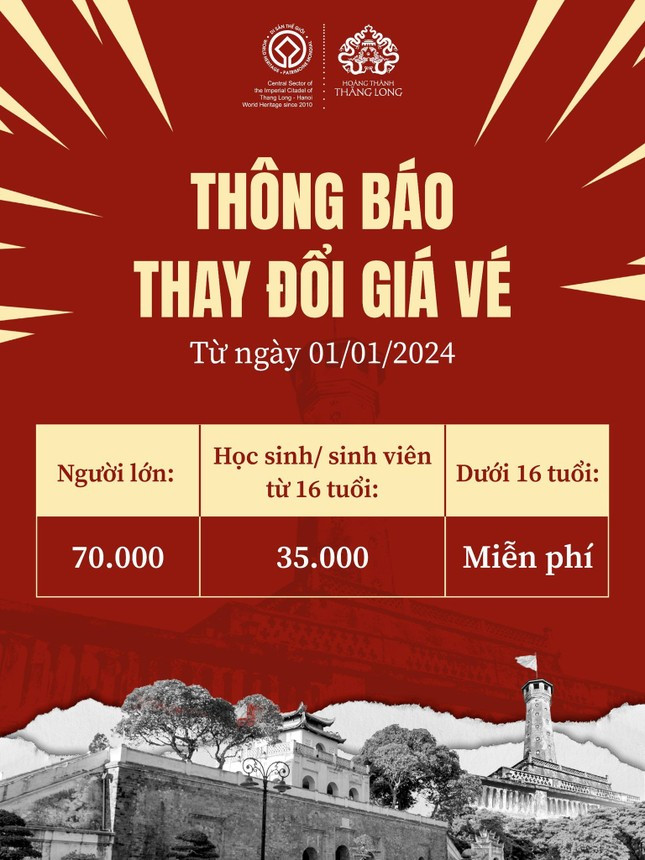 Nhiều di tích tại Hà Nội tăng phí tham quan ảnh 1