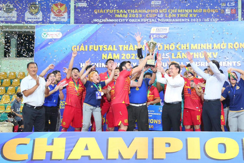Giải futsal TP.HCM mở rộng 2023: Thammasat Stallion vô địch