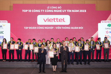 6 năm liên tiếp Viettel được vinh danh là công ty CNTT - VT uy tín nhất Việt Nam