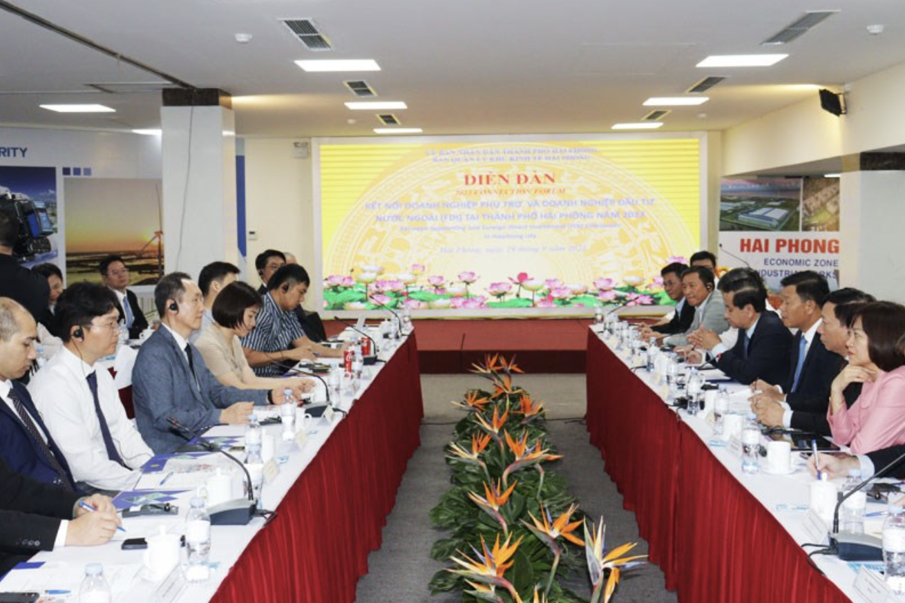 Kết nối các doanh nghiệp hỗ trợ và doanh nghiệp FDI tại Hải Phòng
