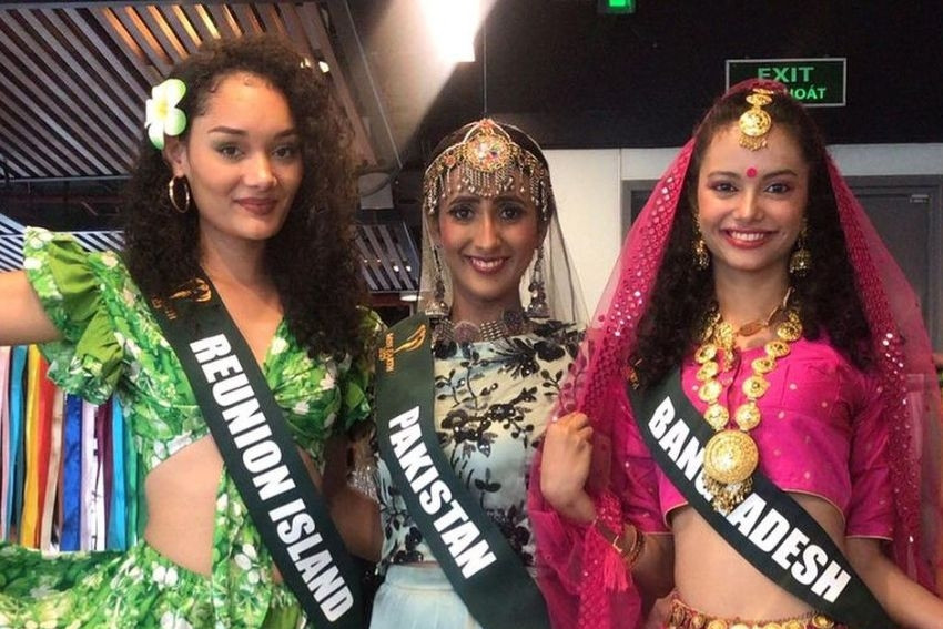 Thí sinh vẽ, khiêu vũ, múa lụa tại phần thi tài năng Miss Earth 2023